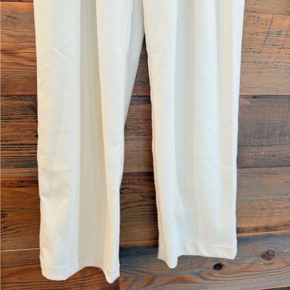Wayf Cream High Waist wide Leg Women's Trousers NWT - Picture 10 of 16